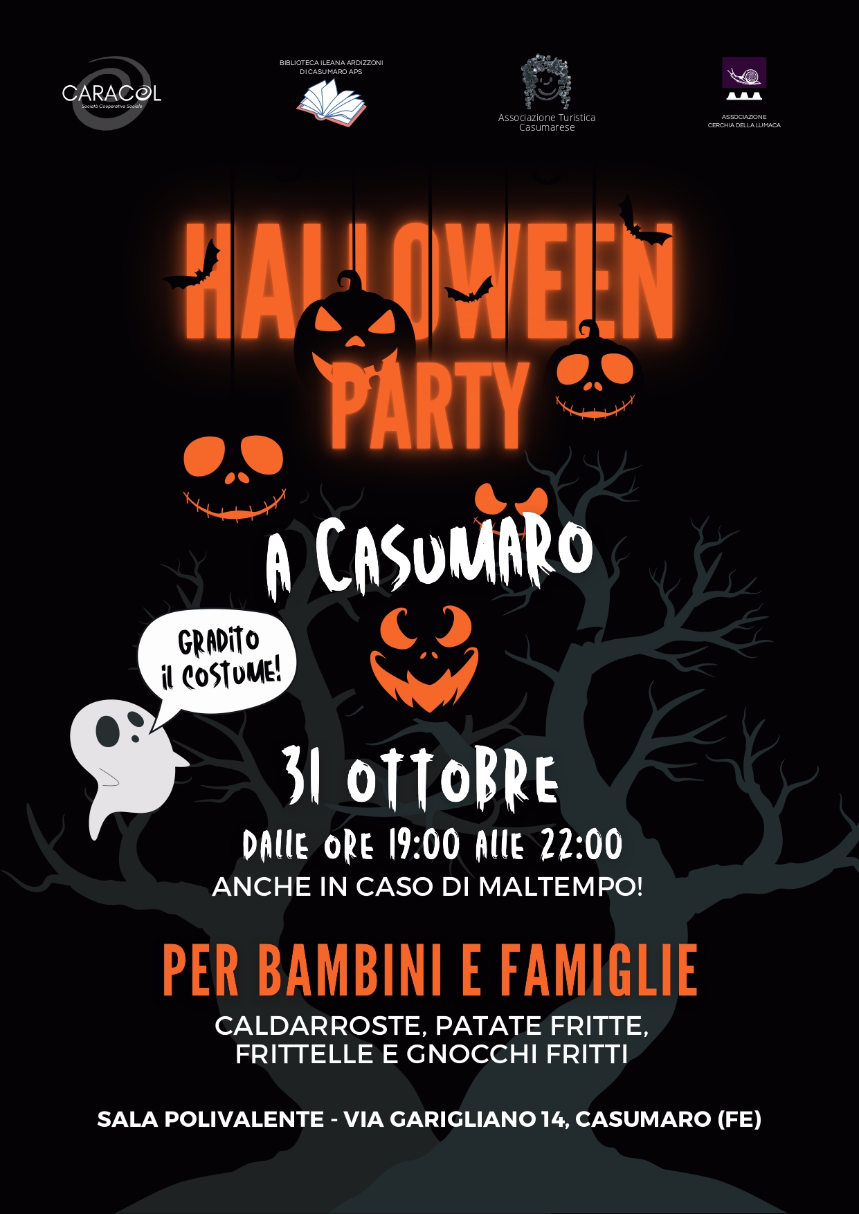 locandina Halloween Casumaro