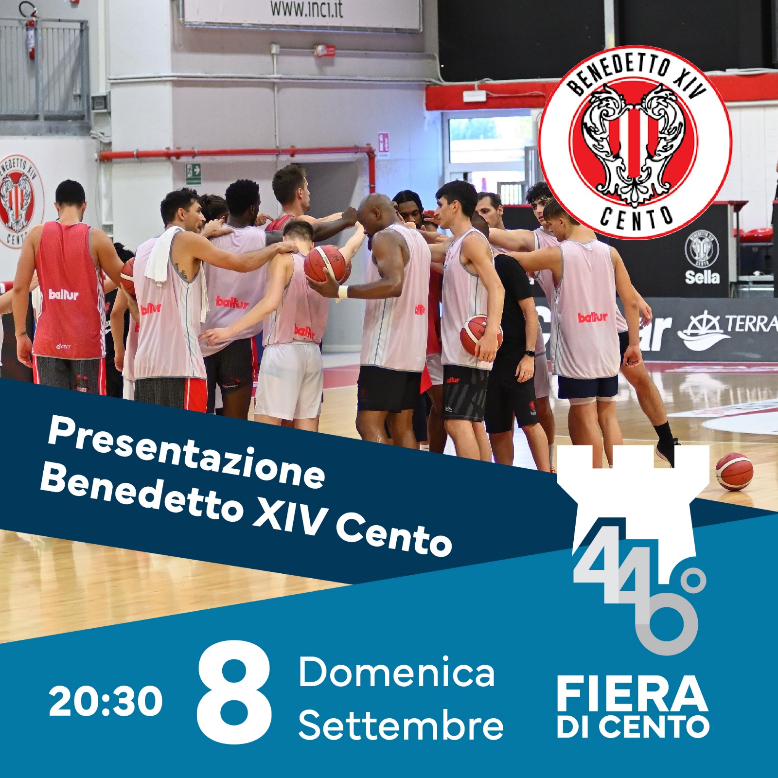 Presentazione Benedetto XIV Basket