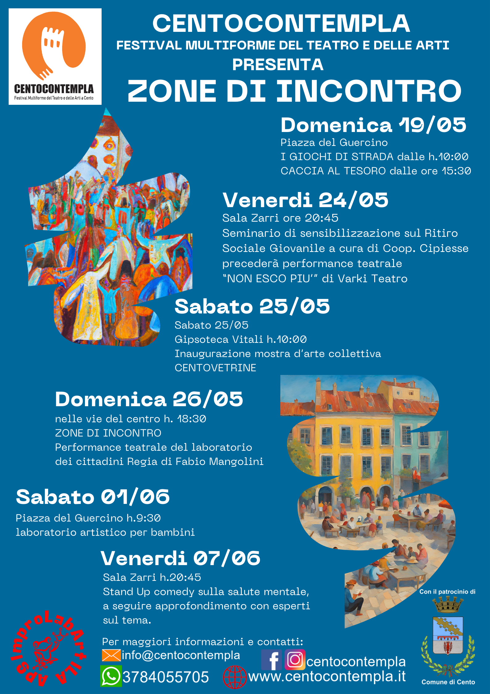 locandina programma completo Zone di Incontro